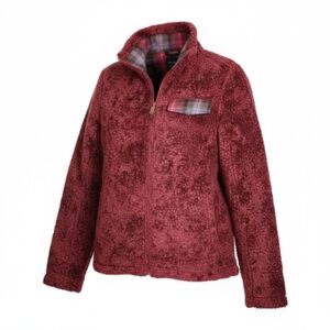 Pendleton Wool Teddy Bear Flannel Lined Zip Up Jacket